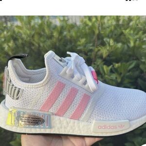 adidas Women's Boost Sneakers - White and Pink